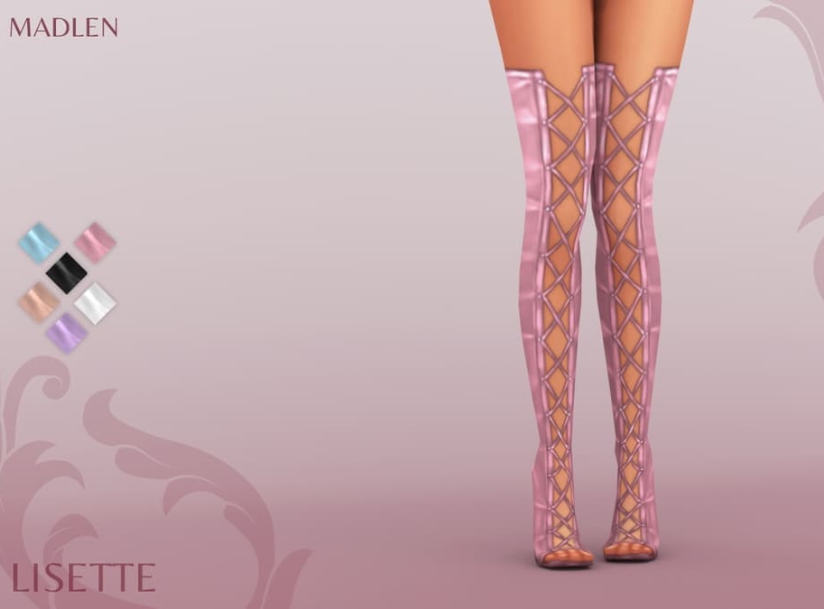 Скриншот мода Ботфорты Lisette Boots